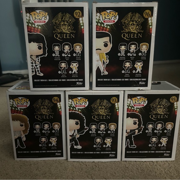 Funko Pop Queen Set (Lot 5) - Picture 2 of 7